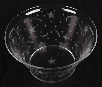 SKÅL, glas, Edward Hald, Orrefors.