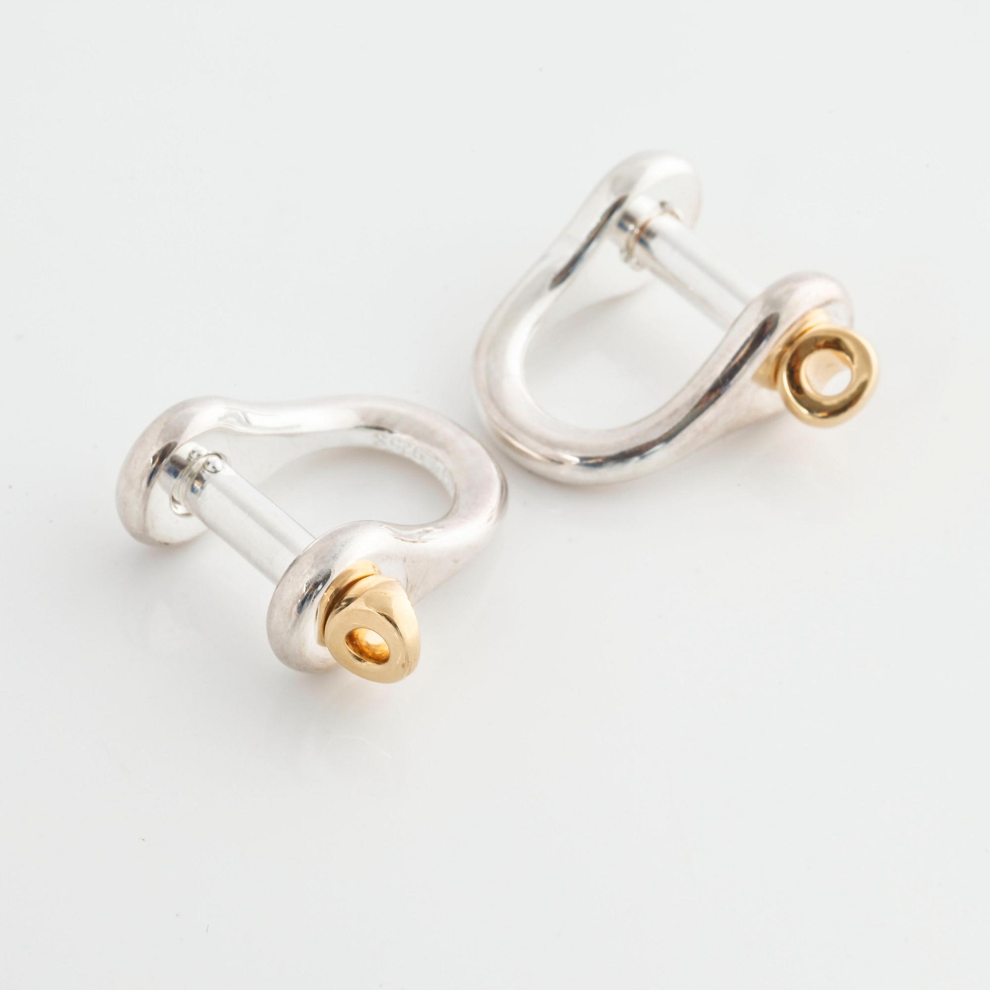 A pair of cufflinks by Ole Lynggaard.