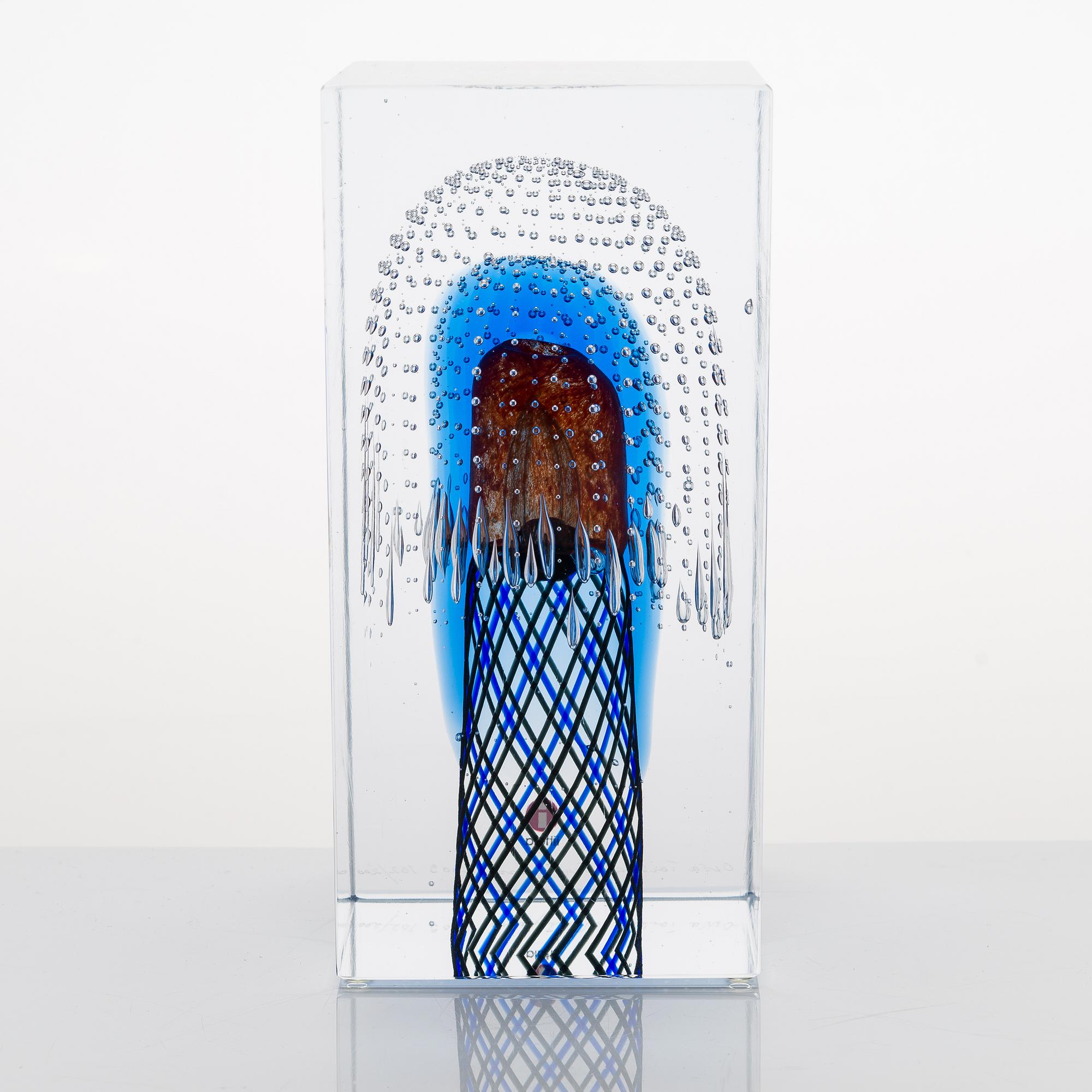 Oiva Toikka, Juhlakuutio, signeerattu Oiva Toikka Nuutajärvi 2009 numeroitu 102/200.