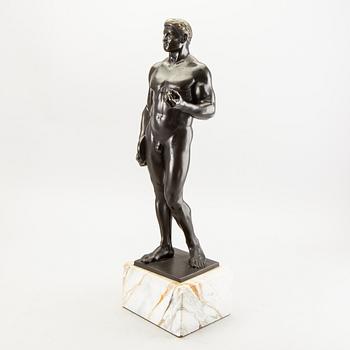 Karl Möbius, a signed bronze sculpture.