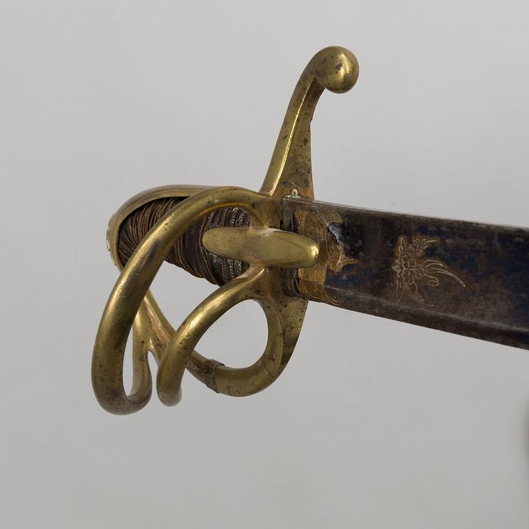 SABEL, tysk, för officer, 1800-talets början.