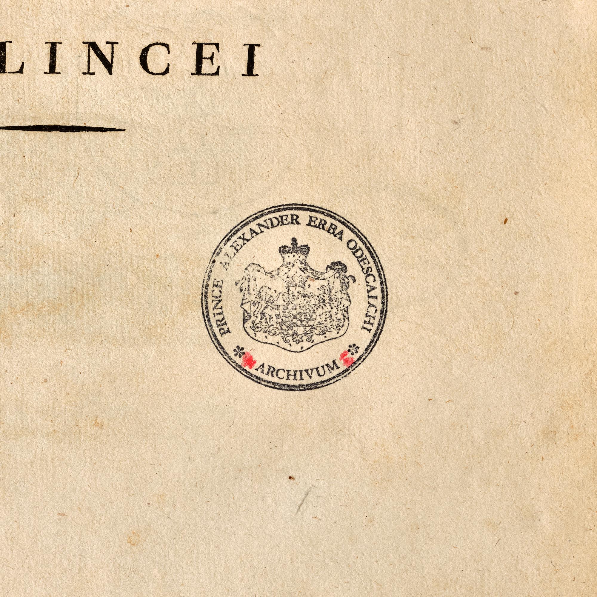 Including letters from Cesi to Galileo.