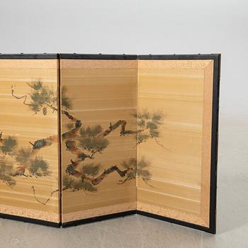 Folding screen Japan 20th century.