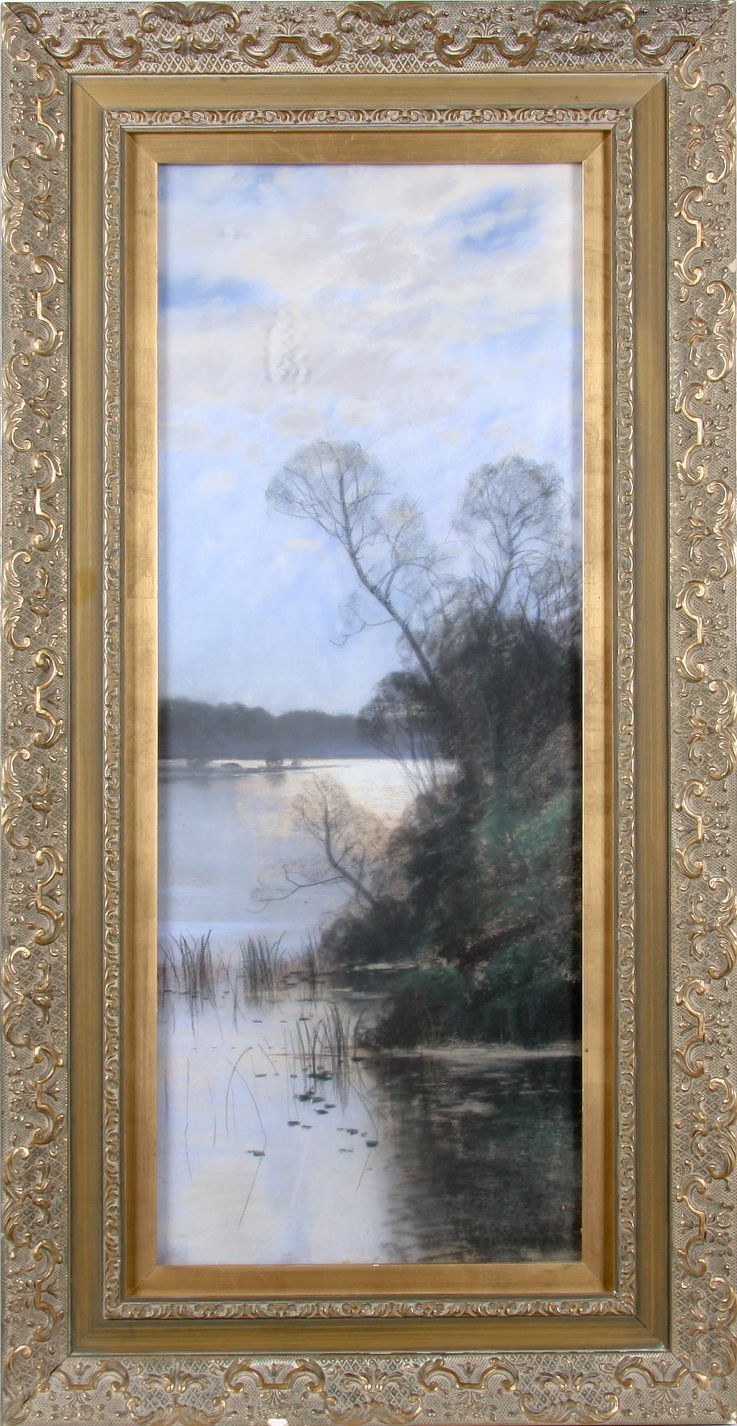 CARL BRANDT, pastell, sign.