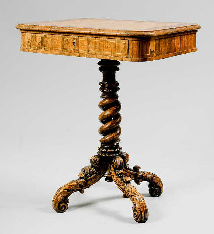 DAMARBETSBORD, senempire, 1800-talets andra hälft.