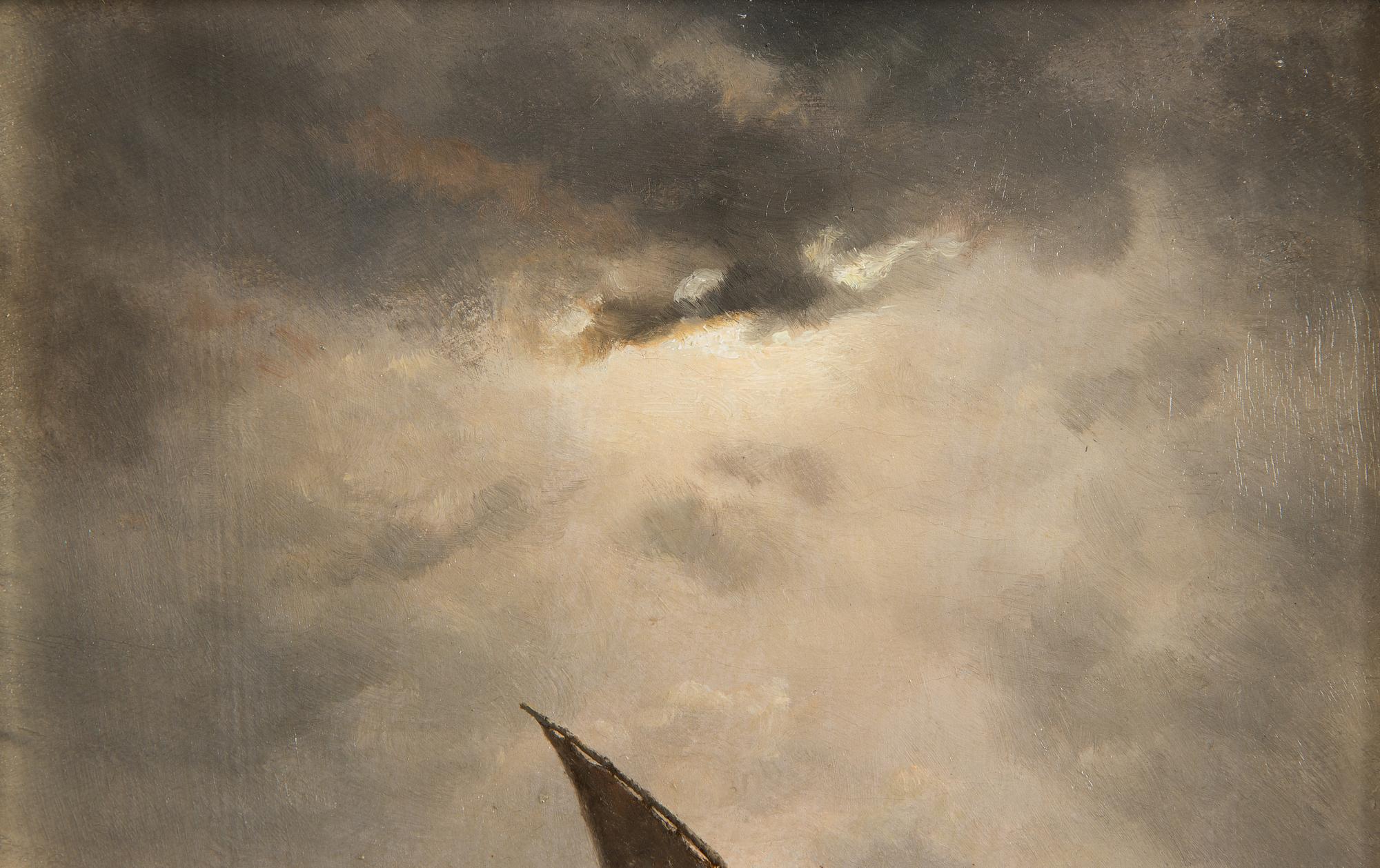 Oscar Kleineh, Sailing at Twilight.