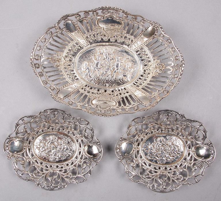 PARTI SILVER, 6 delar, 1900-tal.