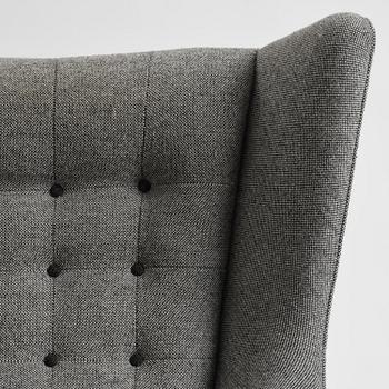 Hans J. Wegner, a "Bamse" (Papa Bear) armchair with ottoman, PP Møbler, Denmark.