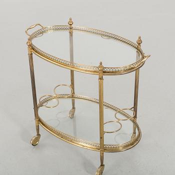 A BRASS TROLLEY SECOND HALF OF 20TH CENTURY.