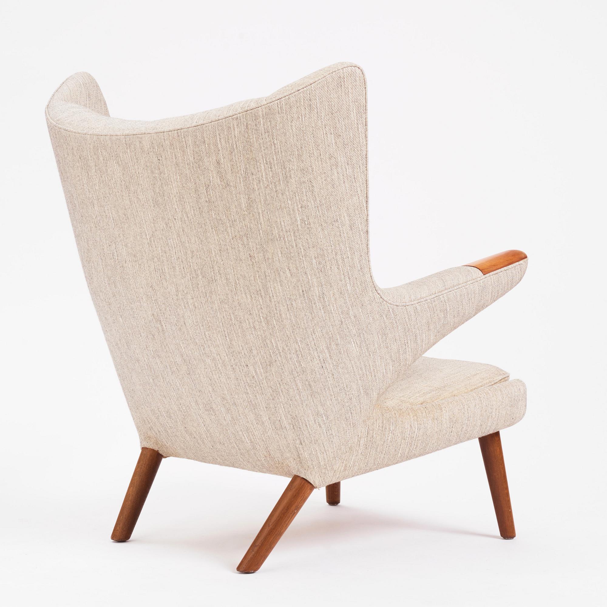 Hans J. Wegner, fåtölj, "Bamse", AP-stolen, Danmark 1950-60-tal.