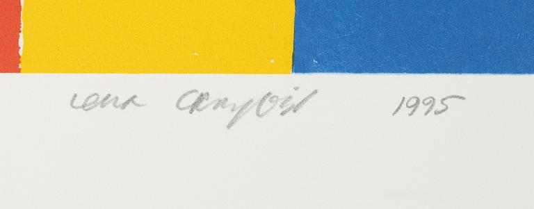 Lena Cronqvist, lithograph in colours, 1995, signed 23/275.