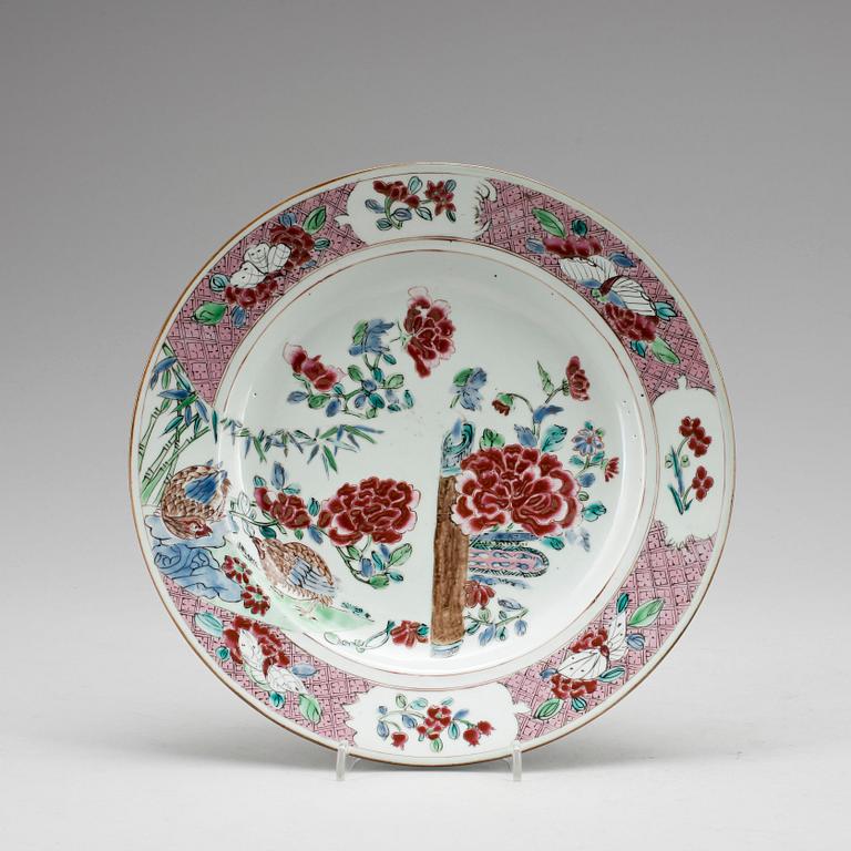 TALLRIK, porslin, Kina, Yong Cheng, (1723-35).