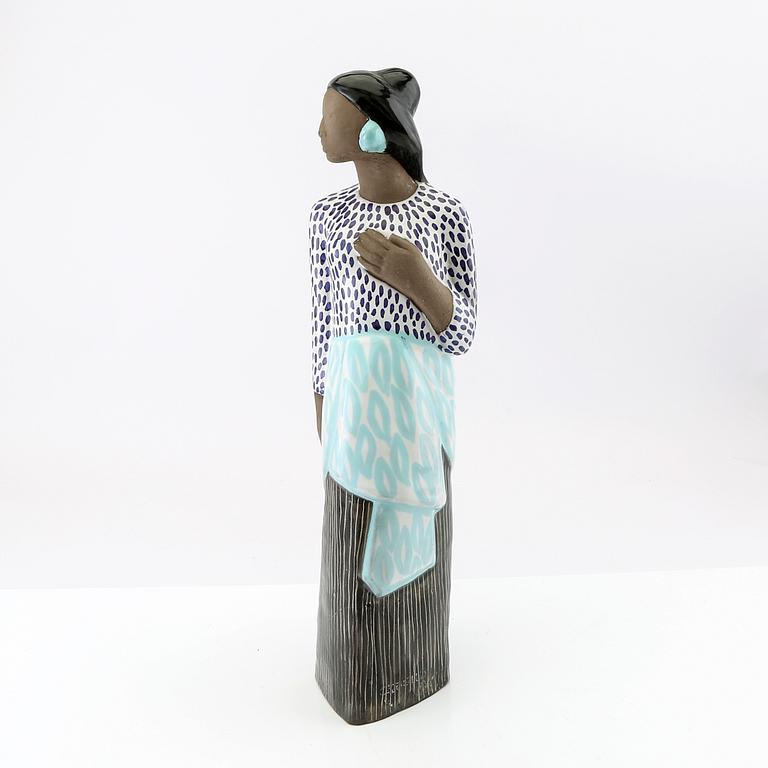 Mari Simmulson, figurine "Balinese" signed Uppsala Ekeby.