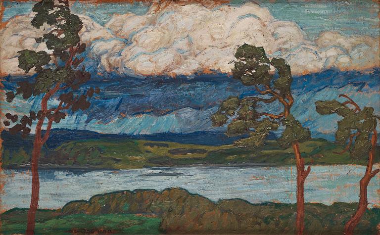 Helmer Osslund, "Nach dem Regen" (Rainy night).