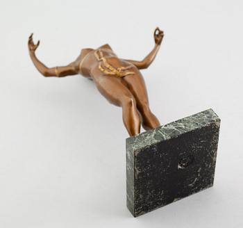 THEODOR FRIEDL, skulptur, brons, signerad.