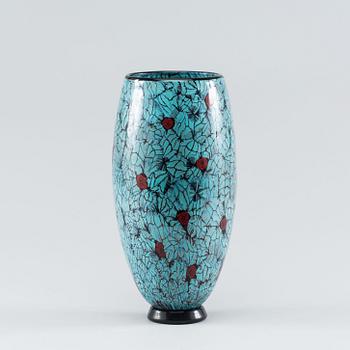 A Murrine glass vase by Vittorio Ferro for Fratelli Pagnin 1990-2000,