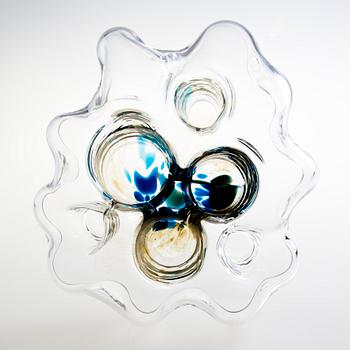 HELENA TYNELL, A Moonwalk' glass sculpture signed Helena Tynell, Riihimäen Lasi Oy. Designed in 1973.