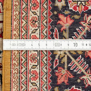 Carpet, part silk, 150 x 98 cm.