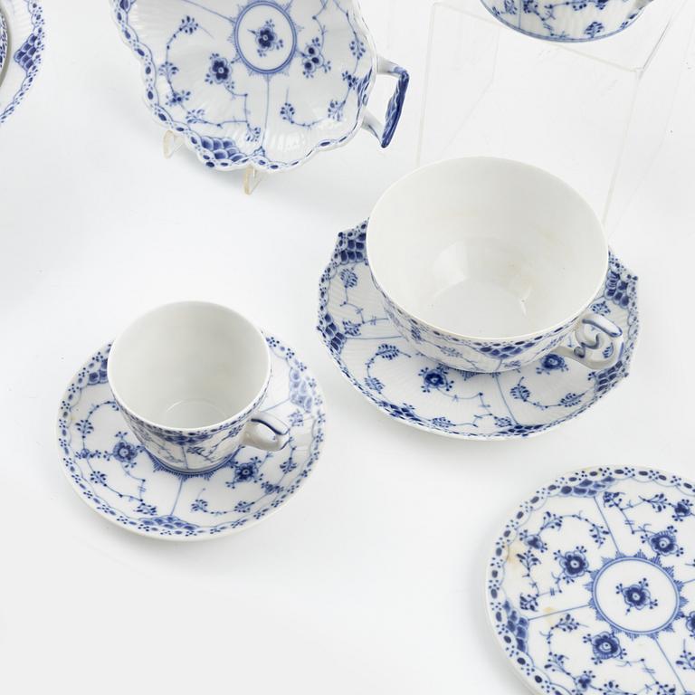 Royal Copenhagen, An 87-piece 'Musselmalet' porcelain service, Denmark.