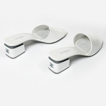 Chanel, mules, size 39 1/2 C.
