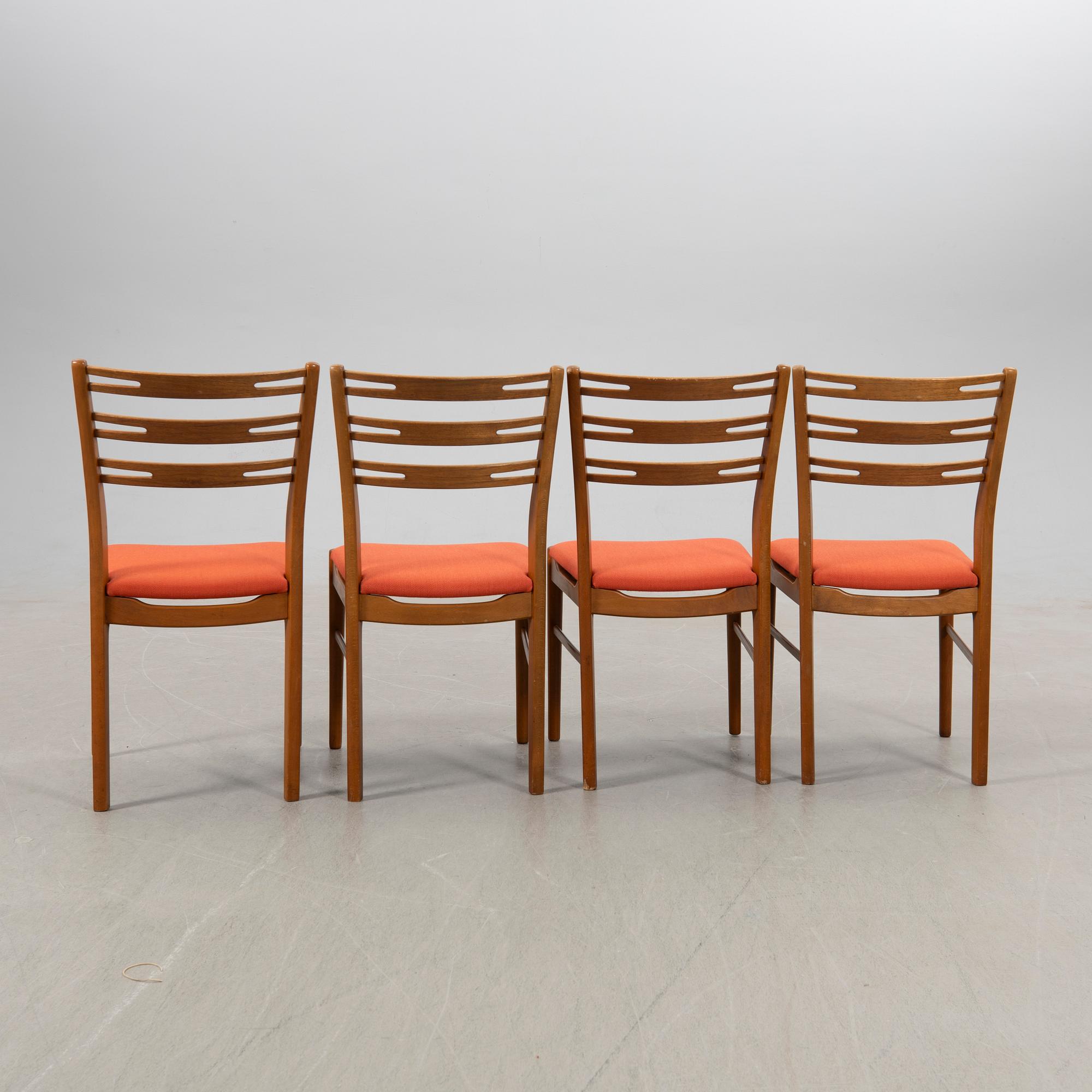 IKEA, chairs, 4 pcs, "Della", 1960s.