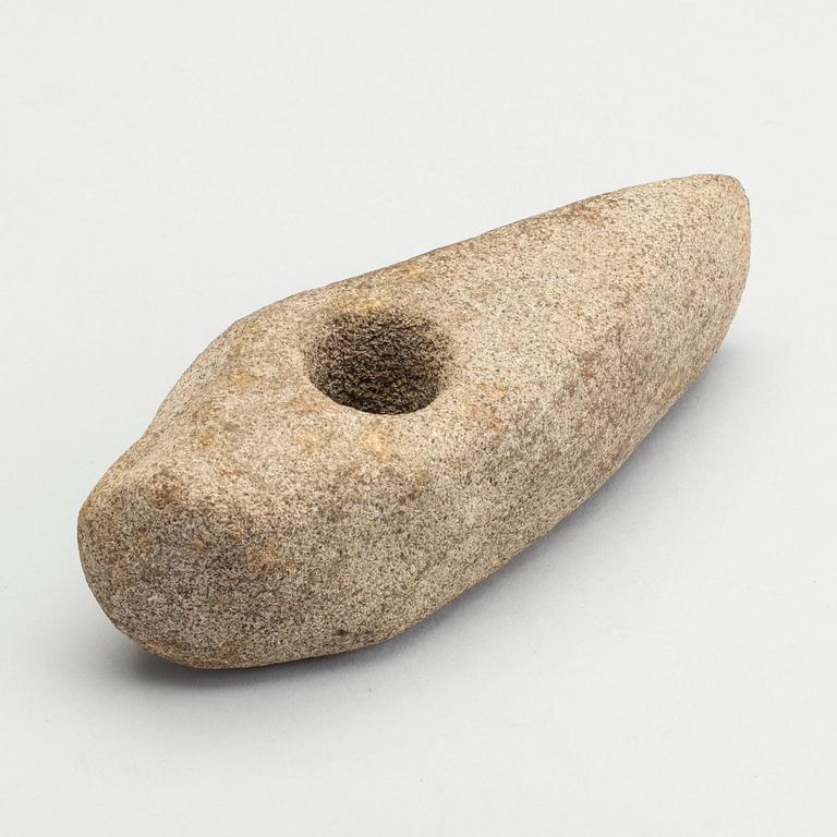 A Swedish shaft hole axe of rock, possibly the Neolithic Age.