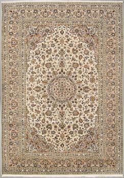 A KESHAN RUG, 345 x 240 cm.