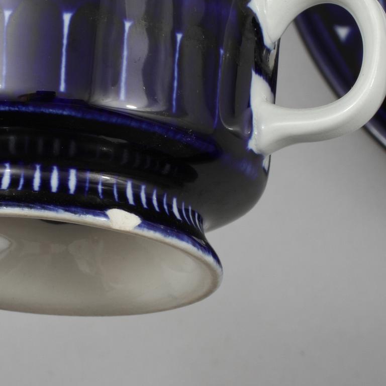 KAFFESERVIS, porslin, 25 delar, "Valencia", Ulla Procopé, Arabia, 1970-tal.