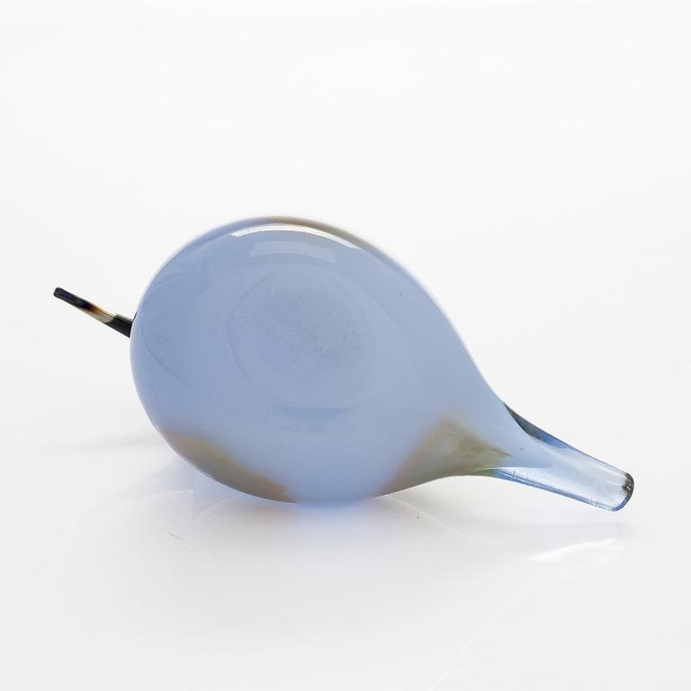 Oiva Toikka, A glass bird, "Sky curlew", second quality, signed O. T II Nuutajärvi.