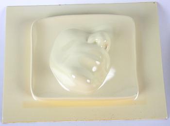 BÄCKSTRÖM, BARBRO. Reliefer, 3 st, plast, sign o dat 1973.