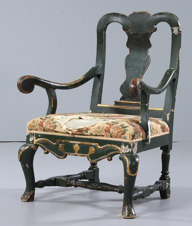 KARMSTOL, senbarock, 1700-tal.