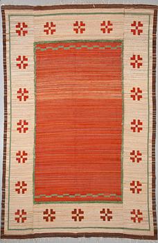 MATTA, rölakan med ryabård, Sverige/Finland, 1900-talets början, ca 357 x 240 cm.