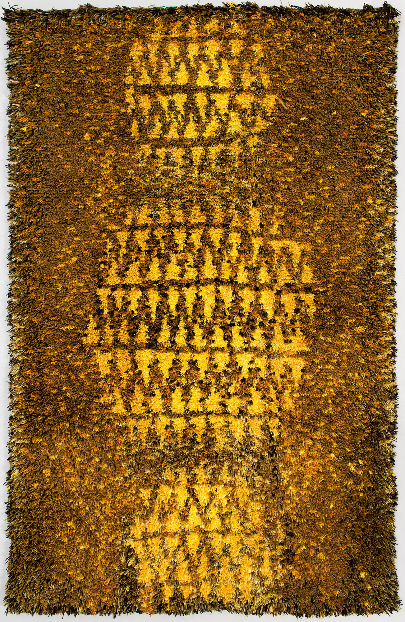 LAILA LEPPÄNEN, ryijy, Neovius oy. Noin 188x120 cm.