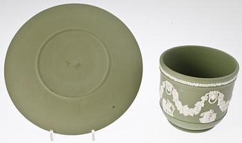 FAT SAMT YTTERFODER, jasperware, Wedgwood England, 1900-tal.