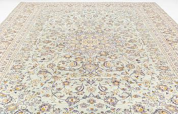 A semi-antique Keshan carpet, signed, c. 477 x 300 cm.