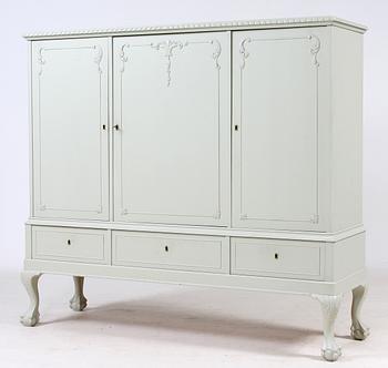 MATGRUPP, 6 delar, Chippendale-stil, 1900-tal.