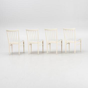 Carl Malmsten, a set of four 'Herrgården' chairs, Bodafors, 1964.