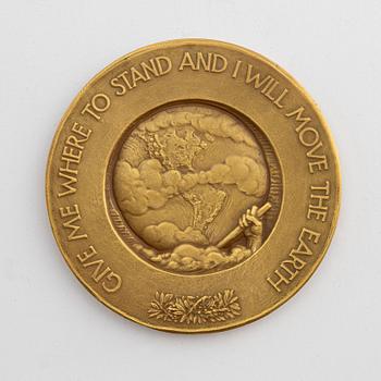 Professor Waloddi Weibulls ASME medalj i guld.