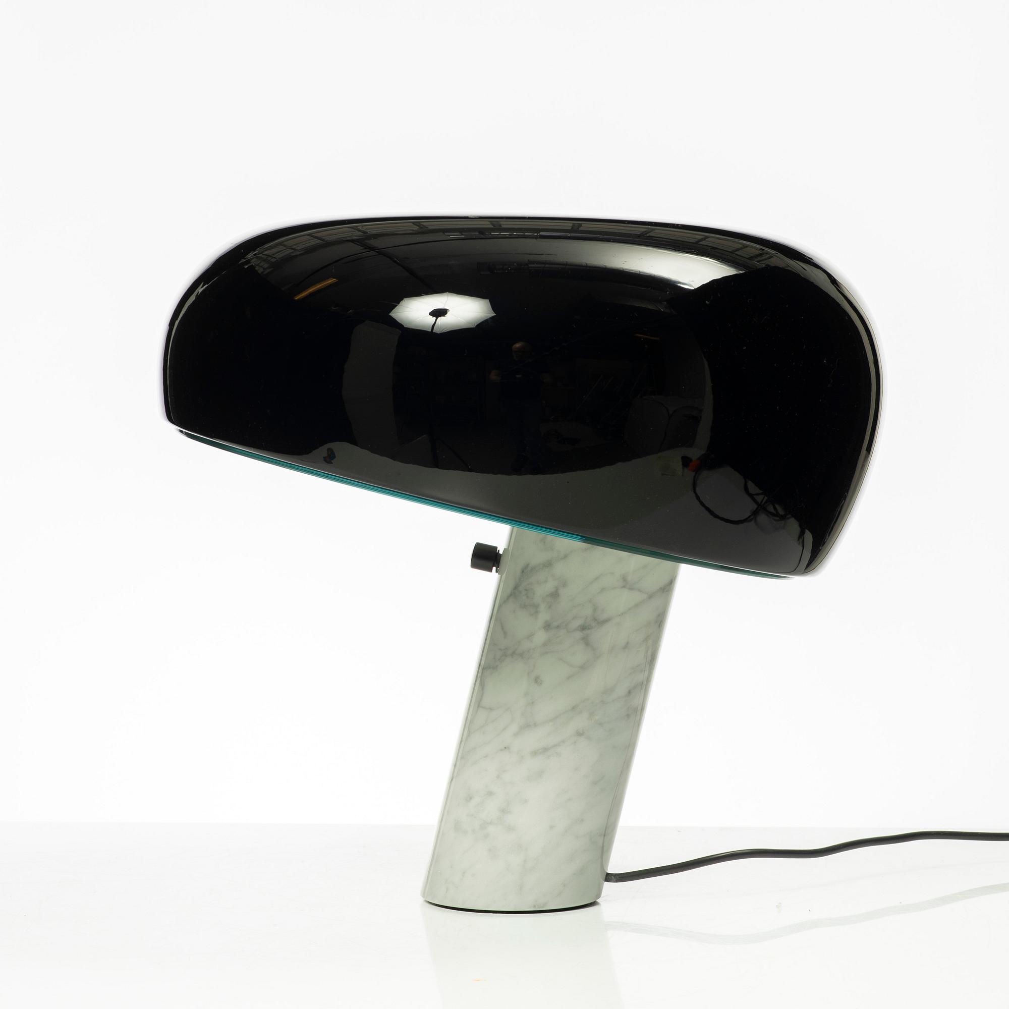 Achille & Pier Giacomo Castiglioni, a 'Snoopy' table lamp, Flos, Italy-.