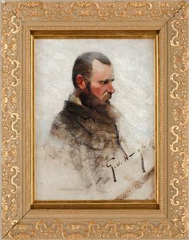 GÖSTA VON HENNIGS, olja på pannå.