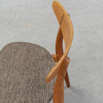 Three modell CH-23, 'Spisestolen' by Hans J Wegner for Carl Hansen, Denmark.