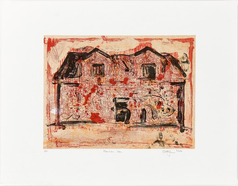 ROLF HANSON, färglitografi, 2000, signerad med blyerts och numrerad HC.