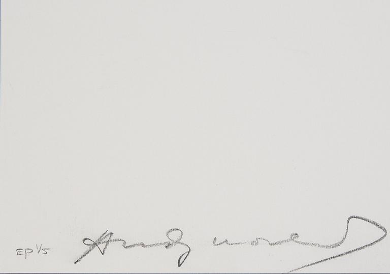 Andy Warhol, "The Star" (Greta Garbo), ur: "Myths".