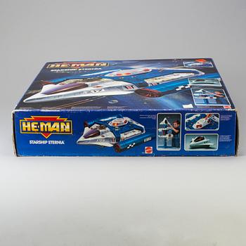 A He-Man "Starship Eternia" in unopened box by Mattel 1989.