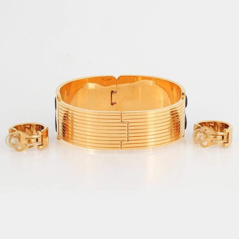 Frey Wille bangle and earrings.