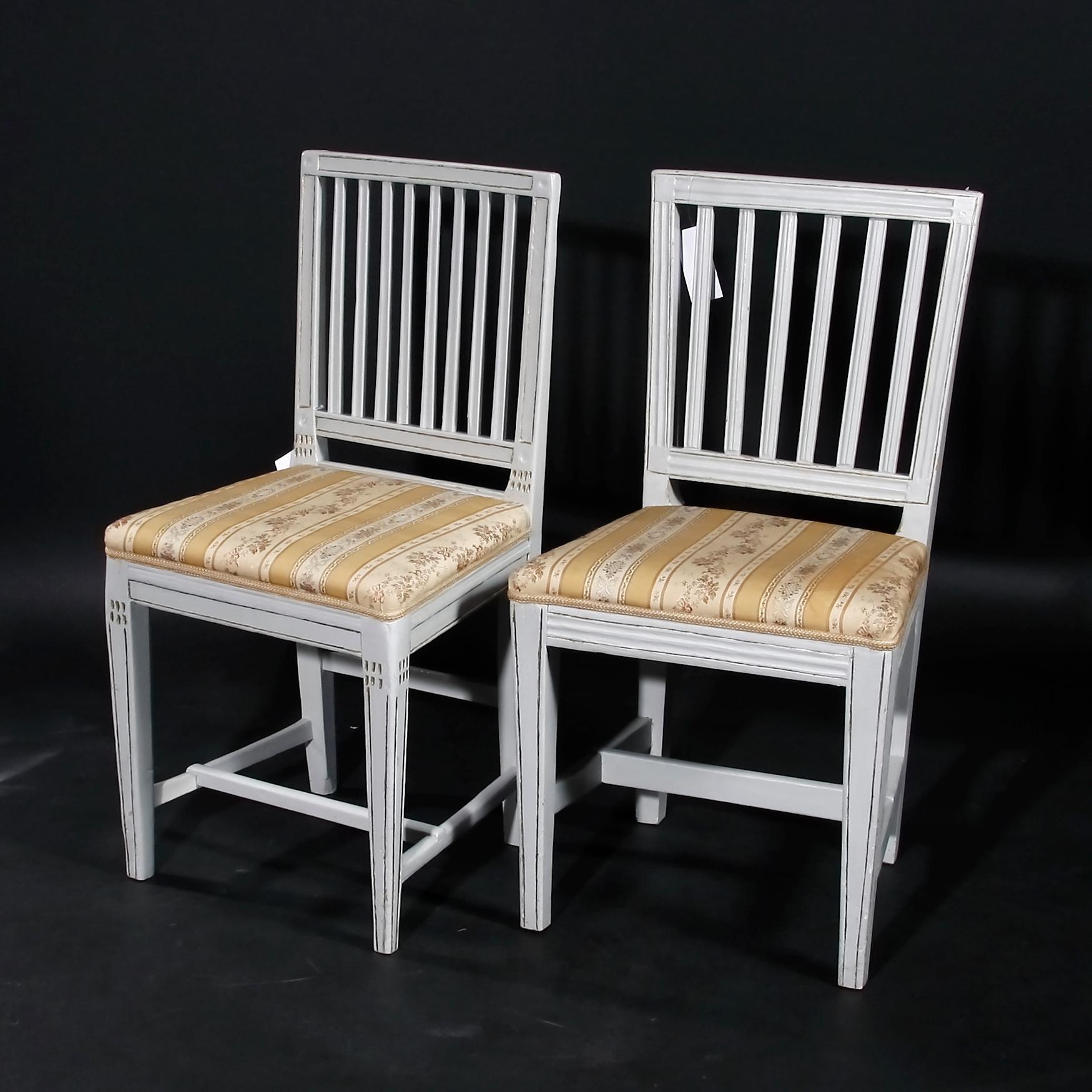 STOLAR, ett par, gustaviansk provins, 1800-talets första del.