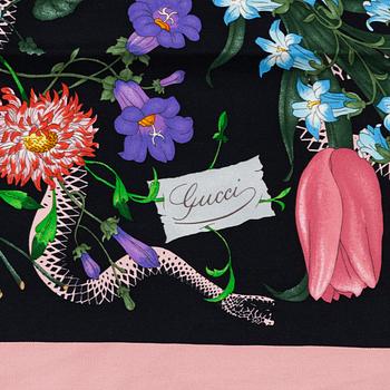 Gucci, scarf, "Flora Snake".