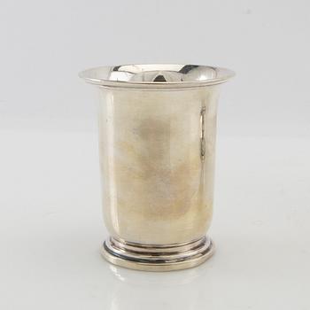 Vase and bowl on foot Silver Heimbürger Denmark 1933 and 1947.