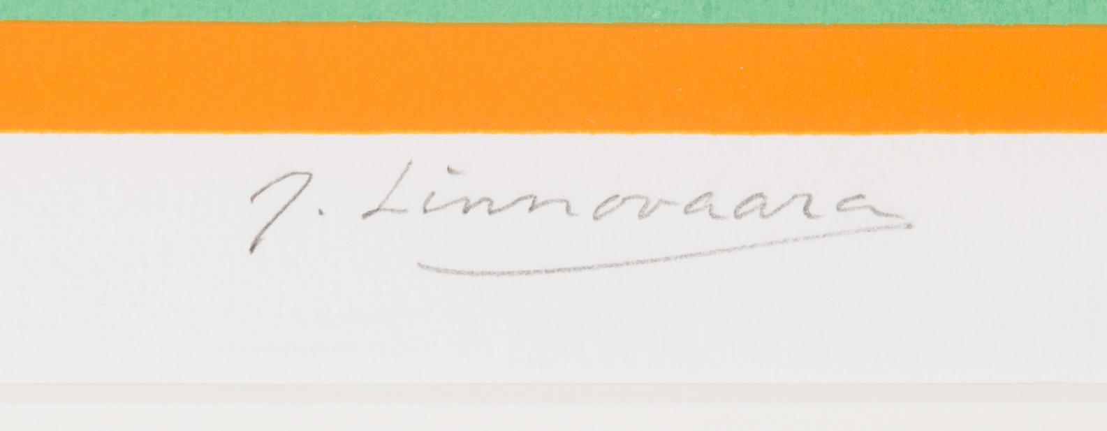 Juhani Linnovaara, serigrafia, signeerattu ja numeroitu 80/100.