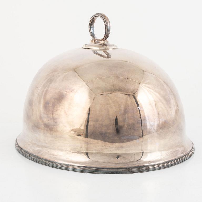 Stekhuvar, 2 st, pläter, England, omkring 1900.